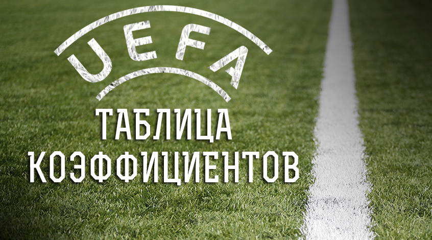 Таблица коэффициентов УЕФА: минус четыре