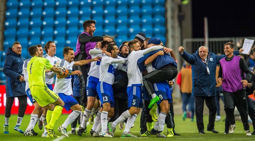 Сборная Сан-Марино забила свой первый мяч в квалификации Евро-2020