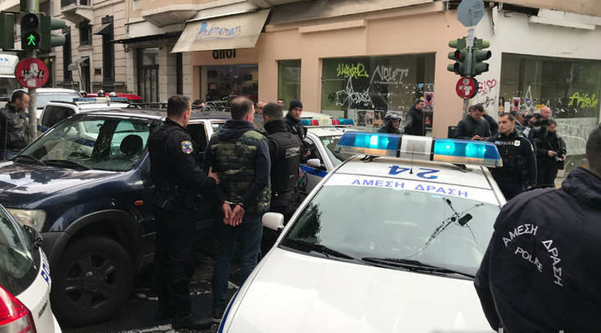 Украинских болельщиков арестовали в Афинах