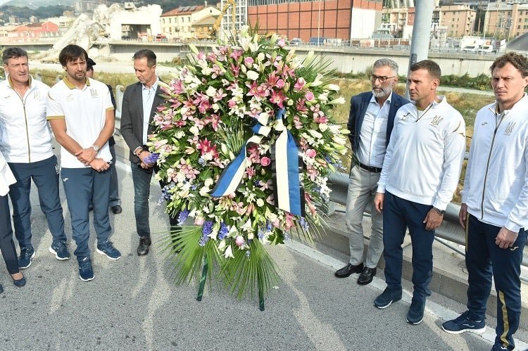 Шевченко і Пятов вшанували пам'ять жертв обвалення моста в Генуї (Фото) - изображение 1