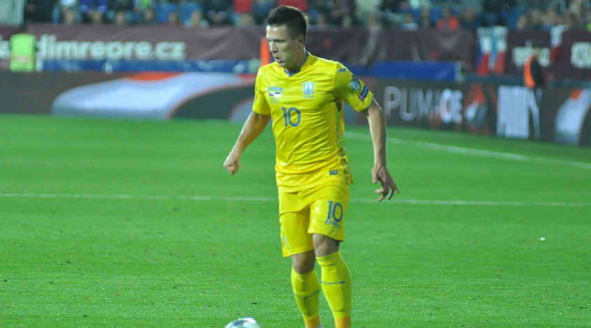 Коноплянка обошел Реброва по числу матчей за сборную Украины